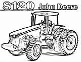 Tractor Coloring Pages Printable Deere John Kids Tractors Print Color Colouring Trailer Template Kleurplaten Drawing Sheets Truck Printables Backhoe Adult sketch template