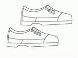 Chaussure Schuhe Ausmalbild sketch template