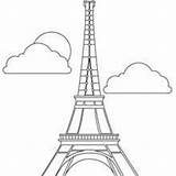 Eiffel Ausmalen Eiffelturm Hellokids sketch template