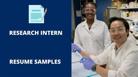 research intern resume sample
