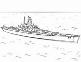 Uss Battleship Destroyer Wojenna Marynarka Ausdrucken Kolorowanka Supercoloring Template Drukuj sketch template