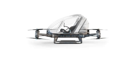 ehang   autonomous  altitude human sized helicopter drone
