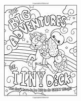 Coloring Pages Adult Dick Heather Big Tiny Adventures Printable Book Color Word Cute Getcolorings Adults Amazon Books Swear Getdrawings Insult sketch template