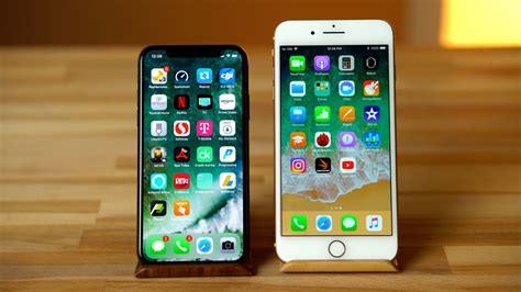 Iphone 8 And Iphone X Iphone X Vs Iphone 8 Side By Side Comparison