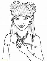 Coloring Pages Girls Cute Teens Teenage Color Inside sketch template