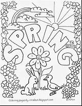 Spring Pages Coloring Animals Adult Printable Getcolorings Good Getdrawings Color sketch template