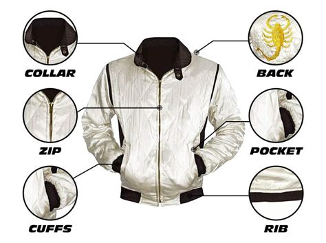 golden scorpion logo ryan gosling drive jacket usajacket
