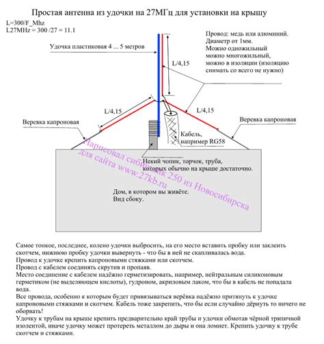 Антенна на 27МГц из удочки на Гражданская радиосвязь