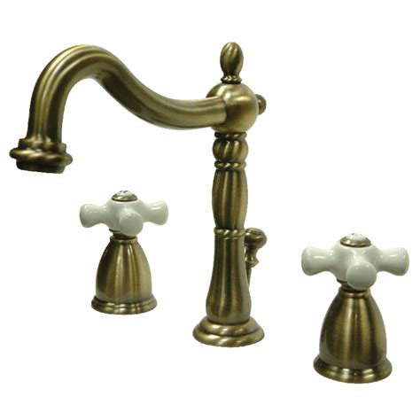 Kingston Brass Kb1973px 8 Inch Widespread Lavatory Faucet Vintage