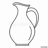 Pitcher Water Drawing Jug Clipart Sketch Clipartmag sketch template