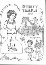 Paper Dolls Coloring sketch template