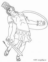 Achille Achilles Aquiles Talon Ulysse Mito Mythologie Personnage Grecque Coloriages Hellokids Mitologia Griega sketch template