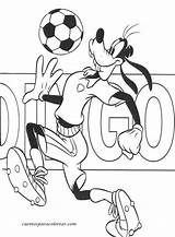 Goofy Tribilin Kleurplaat Futebol Pateta Laminas Jornalista Agencia Informacion sketch template