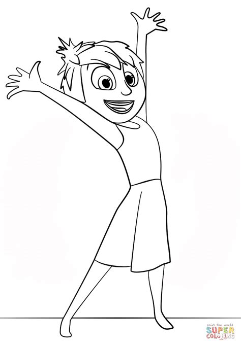 joy coloring page  printable coloring pages