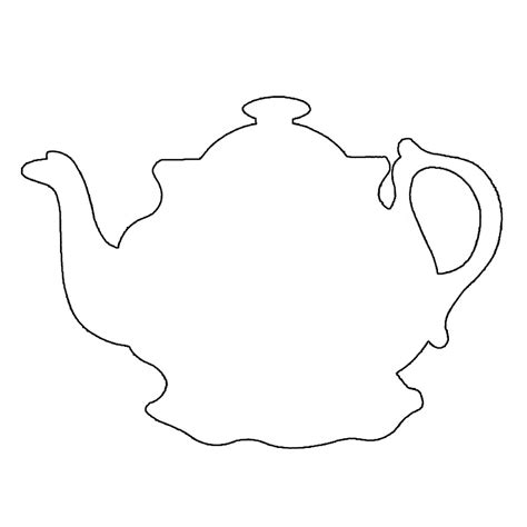 teapots  colouring pages