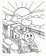 Coloring Pages Thomas Friends Kids Color sketch template
