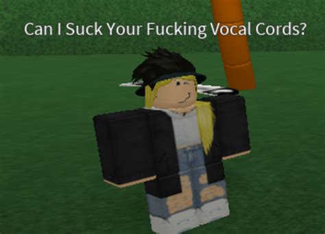 can i suck your roblox know your meme