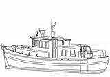 Yacht Schiffe Malvorlagen Stampare Barche Trawler Peschereccio sketch template