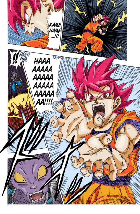 dragon ball super manga chapter  page  colour  blair  deviantart