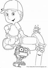Manny Handy Coloring Pages Kids Printable sketch template