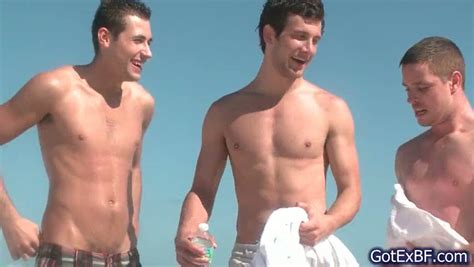 Hot Gay Threesome Having Fun Under Shower 2