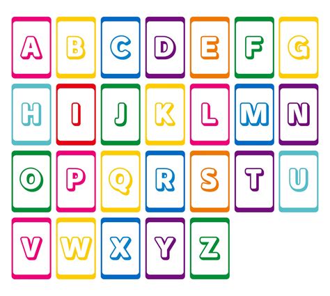 large abc flash cards    printables printablee