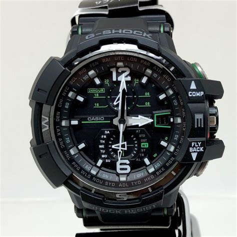 G Shock ジーショック Casio カシオ 腕時計 Gw A1100 1a3jf スカイコックピット 電波ソーラー タグ付き 美品