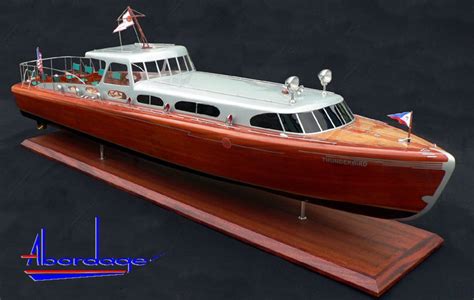 hacker craft  thunderbird model model boats pinterest