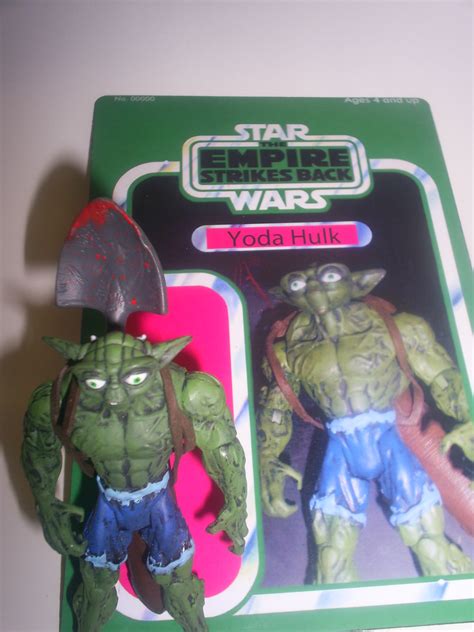 yoda hulk toptierfigures custom hand  action figures toys