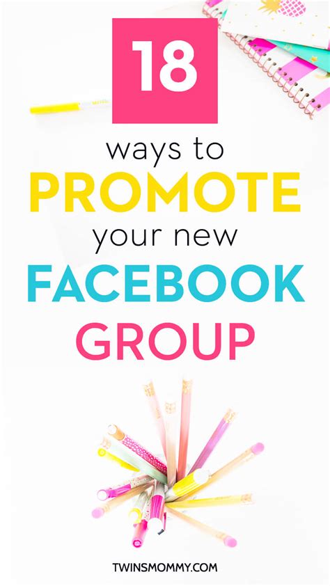ways  promote   facebook group twins mommy