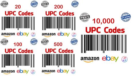 material handling  codes upc codes barcodes amazon upc codes
