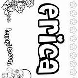 Erica Coloring Pages Emma Hellokids Erika sketch template