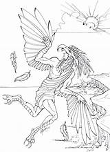 Icarus Deviantart sketch template