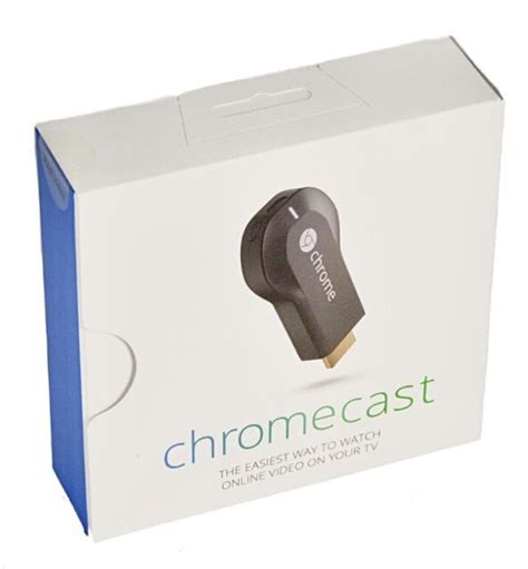 google chromecast st generation hdmi media streamer black hg   sale  ebay