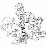 Toy Story Coloring Christmas Pages Getcolorings Printable Print Color sketch template