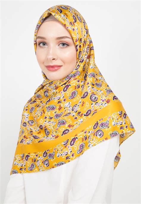 jilbab elzatta motif bunga terpercaya