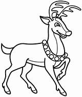 Reindeer Coloring Christmas Pages Santa Print Color Holiday Kids Deer Clipart Drawing Clip Flying Colouring Printable Caribou Happy Adult Cliparts sketch template