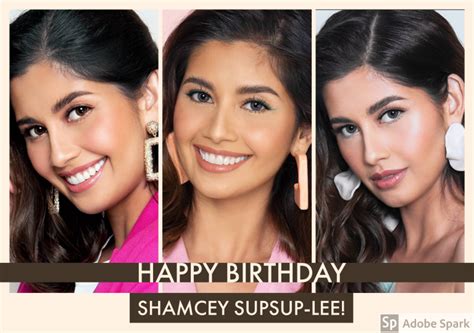 Happy Birthday Shamcey Supsup Lee