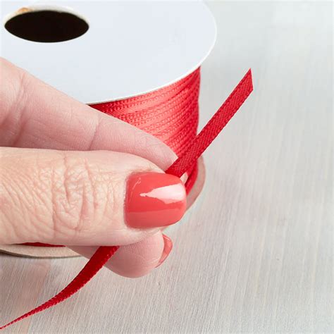 red double sided satin ribbon ribbon  trims craft supplies