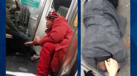 Graphic Video Stranger Filmed Snatching Sleeping Woman Off Subway