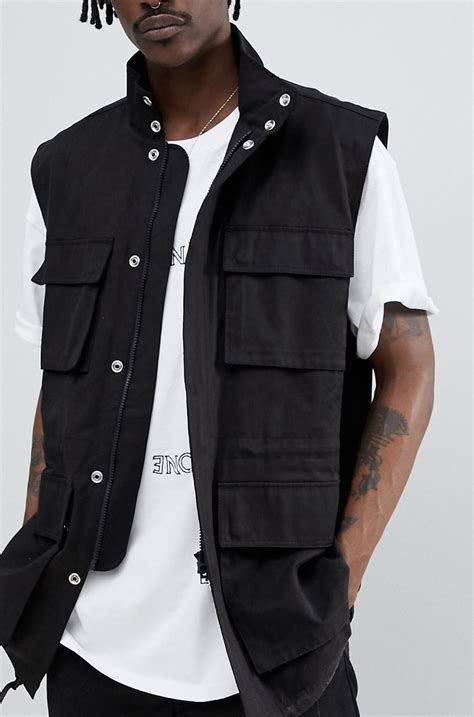 wishlist weekday limited edition ease utility vest  asos ad men fashion shopping