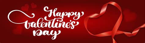 text lettering happy valentines day banners  vector art  vecteezy