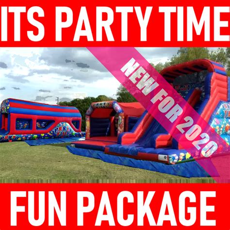 party time package  ultimate inflatable party