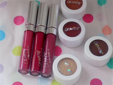my first colourpop order swatches and review macarons and mascara