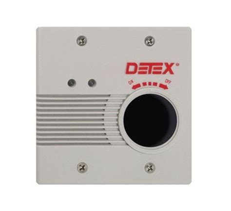 Detex Eax 2500f Ks Ac Dc External Powered Wall Mount Exit Alarm Flush