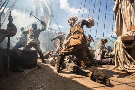 Pirate Sword Fight On The Ship S Deck Black Sails Black
