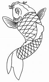 Koi Fish Outline Drawing Tattoo Drawings Simple Stencil Japanese Template Photobucket Gif Tattoos Carp Painting Outline1 Aztec Paintingvalley Collection sketch template