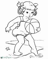 Summer Coloring Pages Girls sketch template