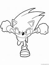 Sonic Coloring4free sketch template