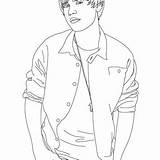 Justin Bieber Hellokids sketch template